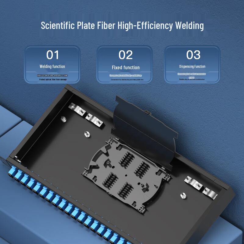 Zhongke Optoelectronics 24-Port Rack-Montage Glasfaser-Anschlusskasten