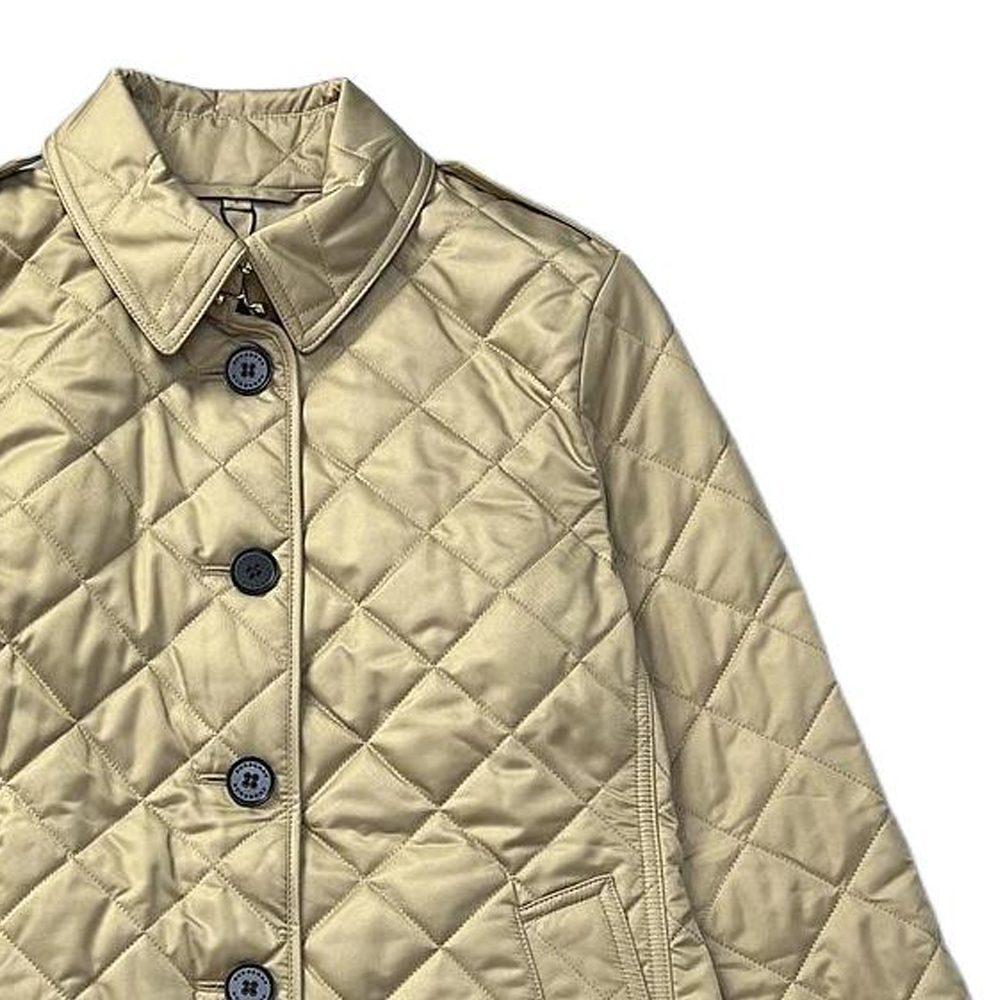 Burberry Puffer Jacket Women's Khaki 80530461