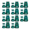 Squid Student Game Backpack Korean Game Laptop Backpack Shoulder Bag Pen Pouch Squid Day Pack for College High School Teen