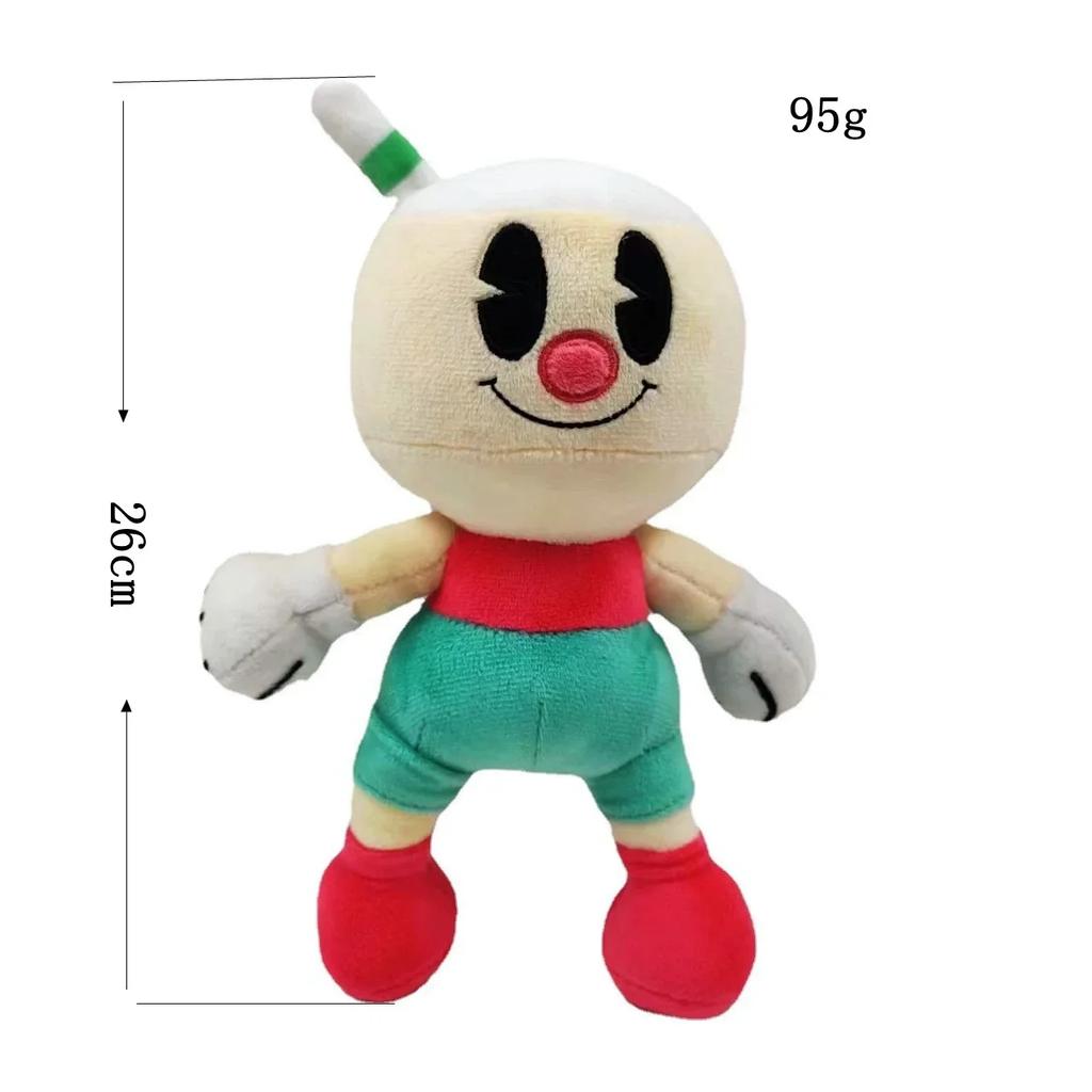Game Cuphead Plush Doll Toys Mugman Stuffed Dolls Adventure The Chalice King Dice Cagney Carnantion Plushie Pillow Birthday Gift