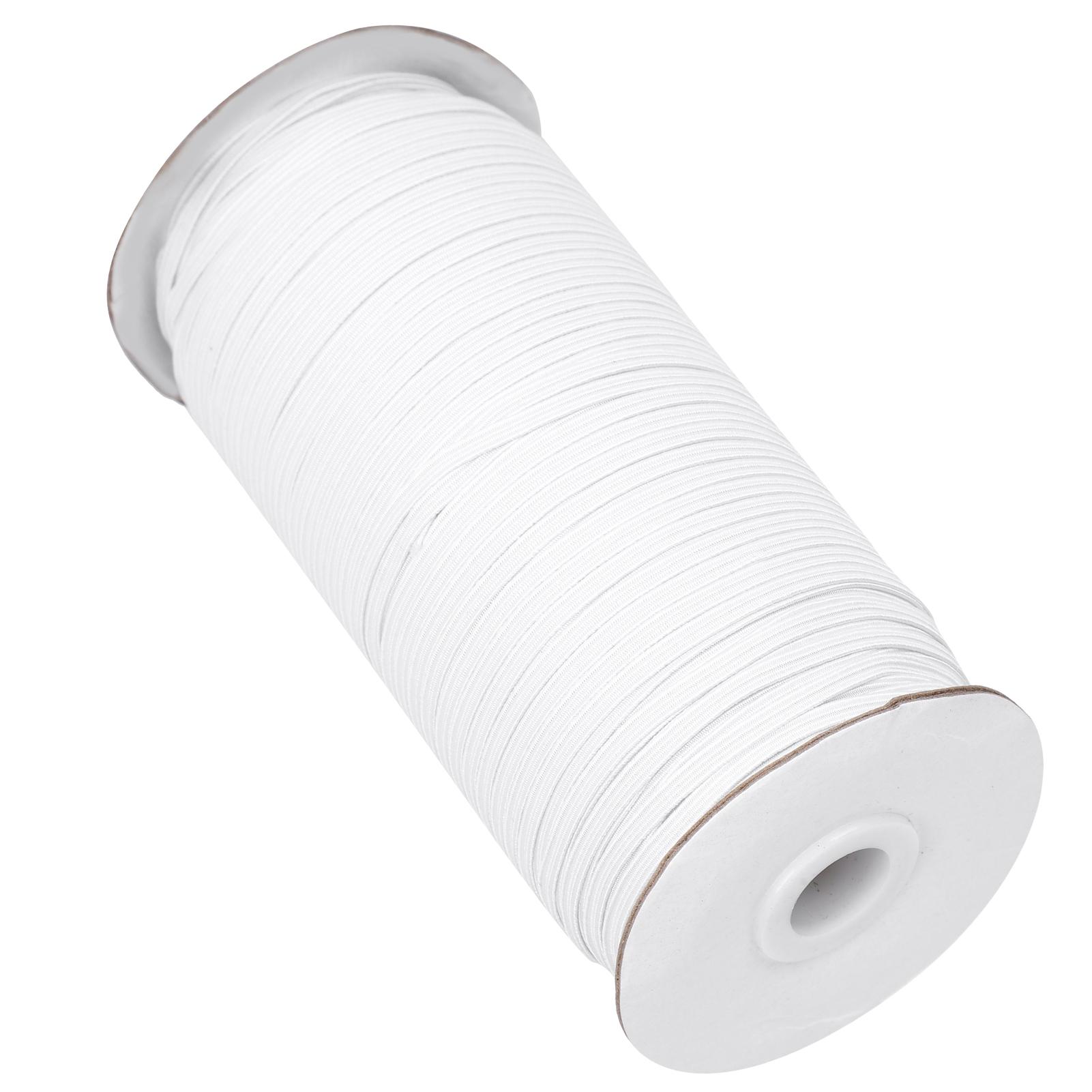 

Elastic Band DIY Strap Rope High Elasticity Clothing Sewing Embroidery Supplies 180MWhite білий