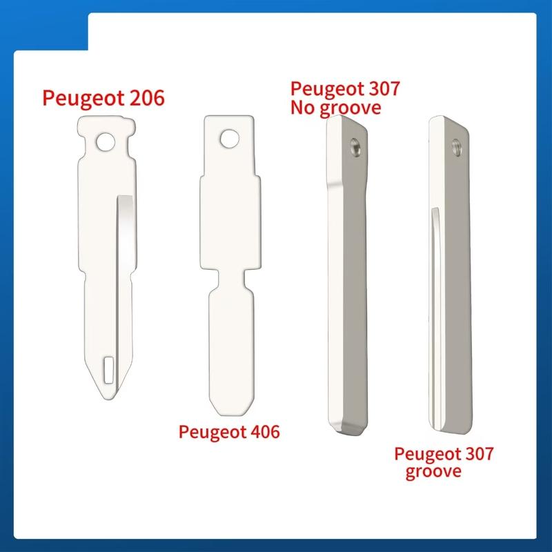 JINGXIN Remote Car Key 433MHz For Peugeot 107 206 306 For Citroen C1 C2 C3 Saxo Xsara Picasso ID46 PCF7961 Chip No Logo Car Key