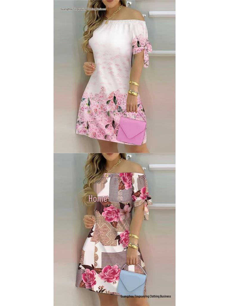 Fast-Selling Fashionable Sexy Women's Printed Dress