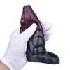 FRRK Huge Liquid Silicone Condom for Men Delay Ejaculation Flexible Extension Penis Sleeve