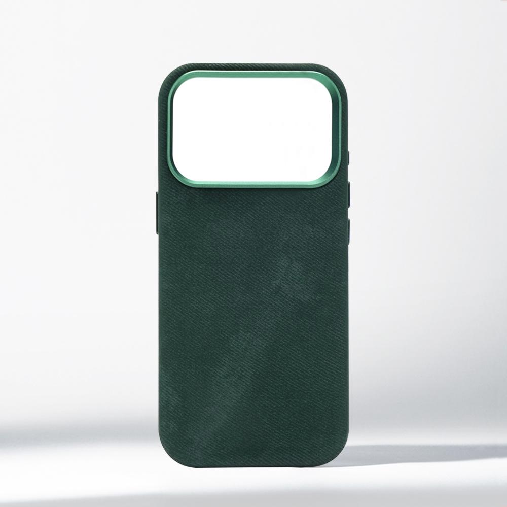 Luxury Shockproof Magnetic Fiber Leather Case For iPhone 17 Air 16 Pro Max 15 14 Plus 13 12 For Wireless Charging Protect Cover