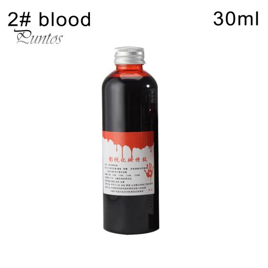 30/60ml/100ml/120ml Fake Blood Liquid Bottle Stage Prank Theatrical Cosplay Props