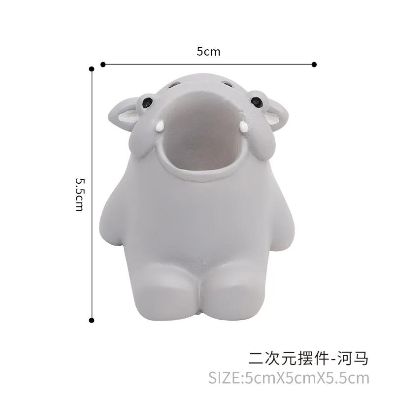 Cute Cartoon Animal Toothbrush Rack Creative Home Decoration Bathroom Dental Shelf Storage Small Ornament