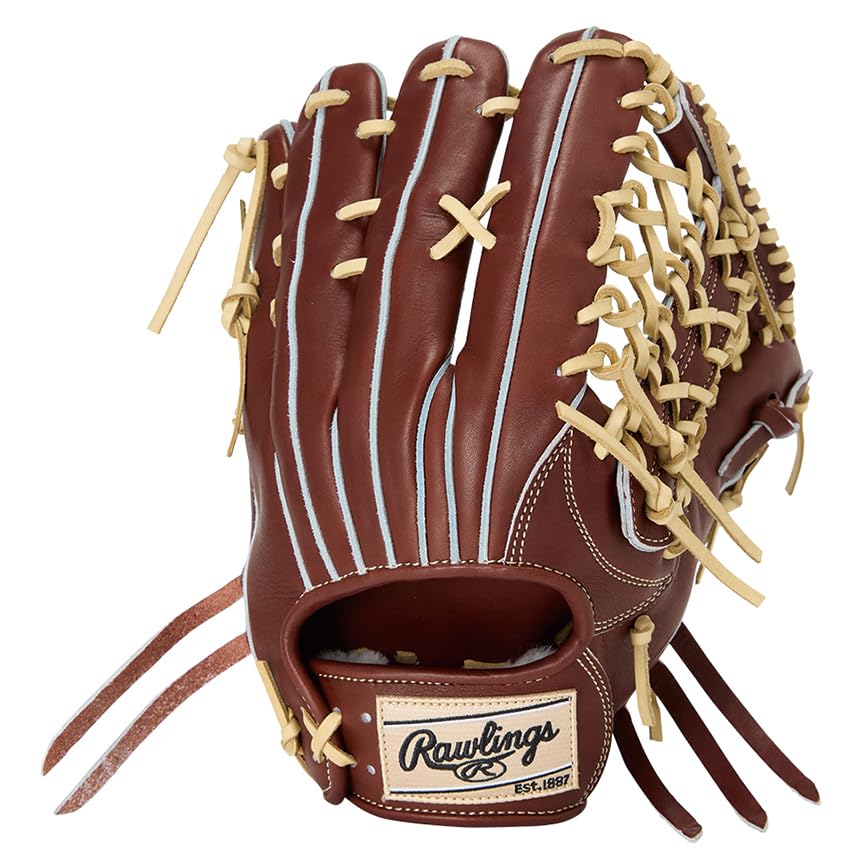 

Rawlings JAPAN GH5FHJR89 Hard Baseball Glove for inches HOH® Outfielders, Burgundy, 12.75 (Left-Handed Throw)