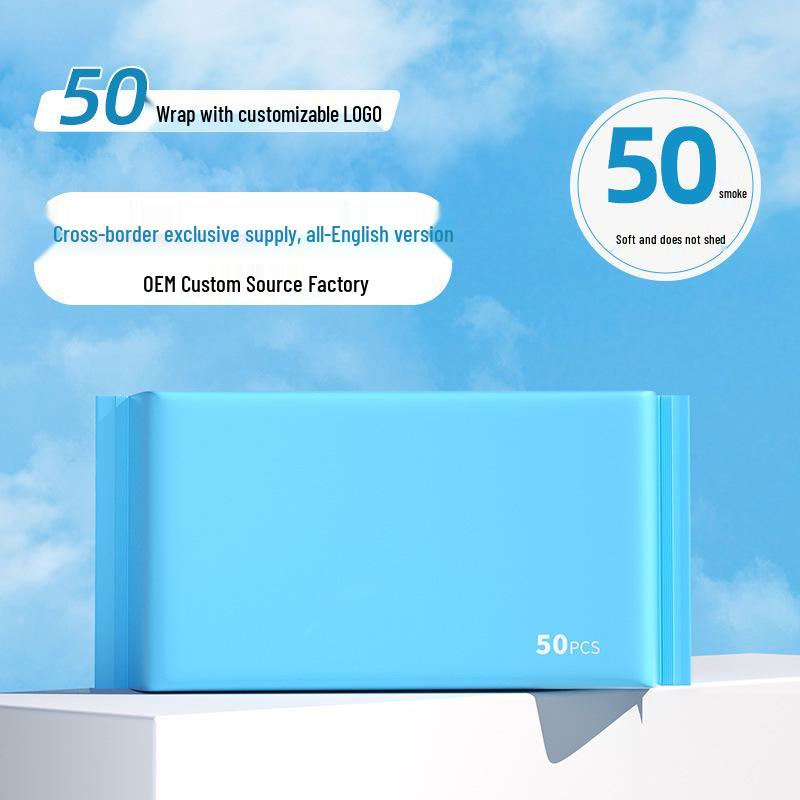Large Thickened Disposable Face Wipes - Soft, Non-Pure Cotton, Hanging Pull for Beauty Salon Cleansing.