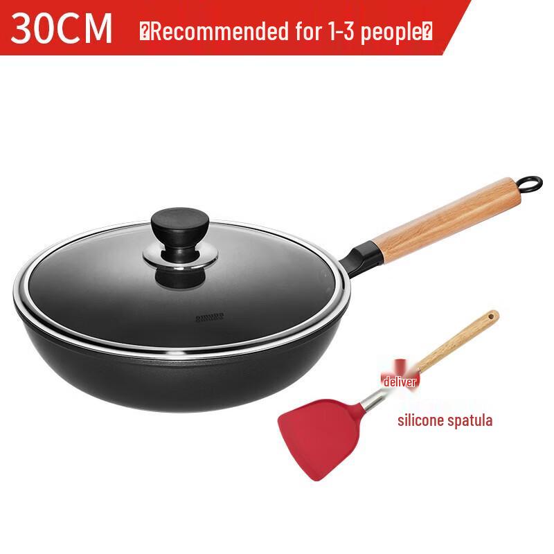 Oumeida 30CM Non-Stick Wok & Stir-Fry Pan