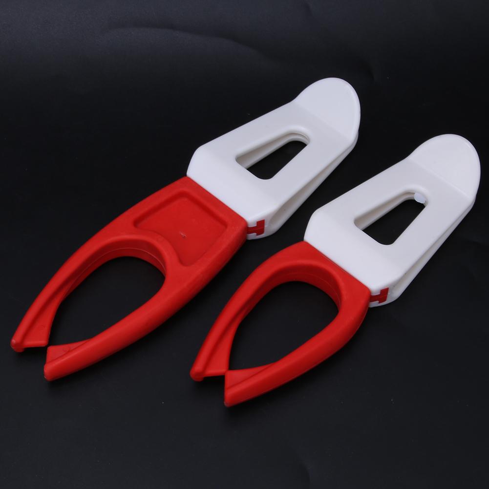 2 pcs Removable Plastic Fishing Tackle Fishing Rod Pole Rack Fish Clip Bracket Accessories