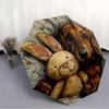 1pc Dachshund Bunny Open/Close Folding Umbrella, All- Portable Umbrella for & Men, Stylish Accessory (Holiday Gift) 8-Rib yy251213199