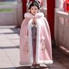 Χειμωνιάτικο Βελούδινο Φόρεμα Hanfu για Παιδιά: Νέο Έτος Στυλ Κίνας Σουίτα Τανγκ για Κορίτσια