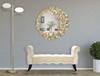 Wall Mirror Glam Butterfly Wind Ø 81.5X3.5 Cm (Mirror Cm Ø55)
