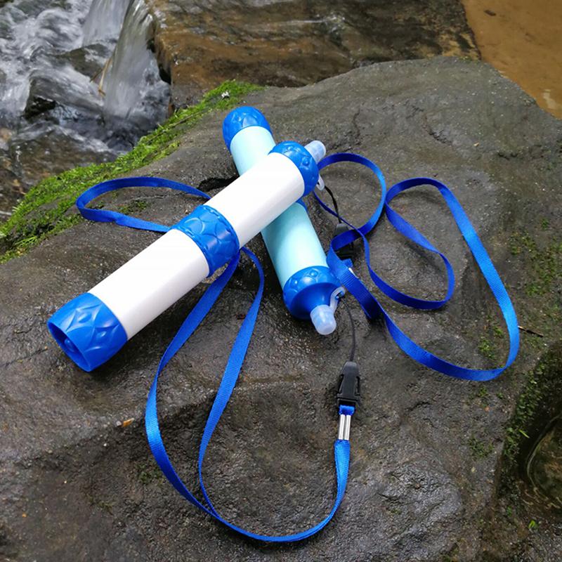 Depuratore d'acqua all'aperto Campeggio Escursionismo Emergenza Vita Sopravvivenza Filtro acqua purificatore portatile