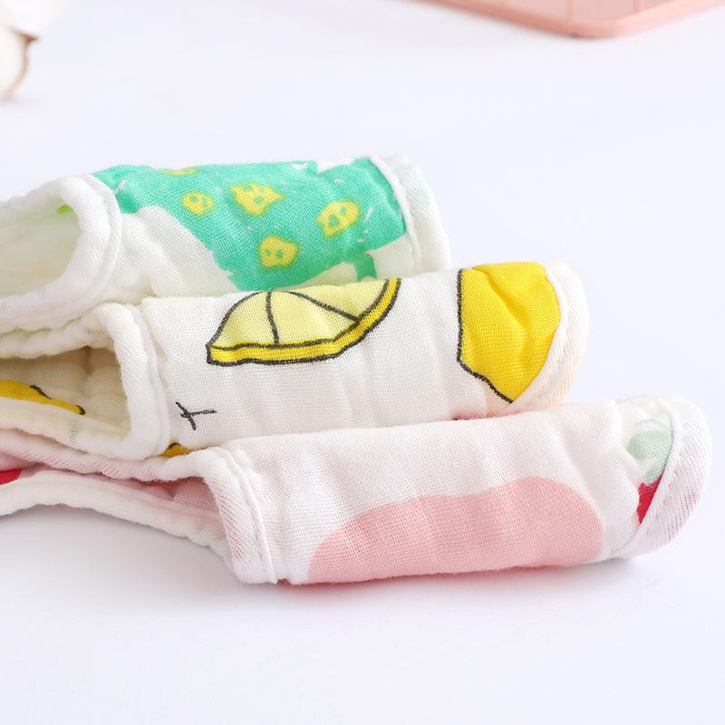 Pure Cotton 360° Baby Saliva Bib - Six-Layer Petal Design