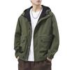 Three-Proof Technology Fabric Outdoor Mountaineering Jacket Men'S Hooded Loose Casual Jacket Men'S Jacket Comfortable