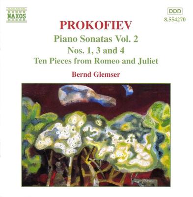 CD SERGEI PROKOFIEV  BERND GLEMSER  Piano Sonatas Vol. 2 Nos. 1 3 And 8554270 Naxos 2013 Japan Classical Used