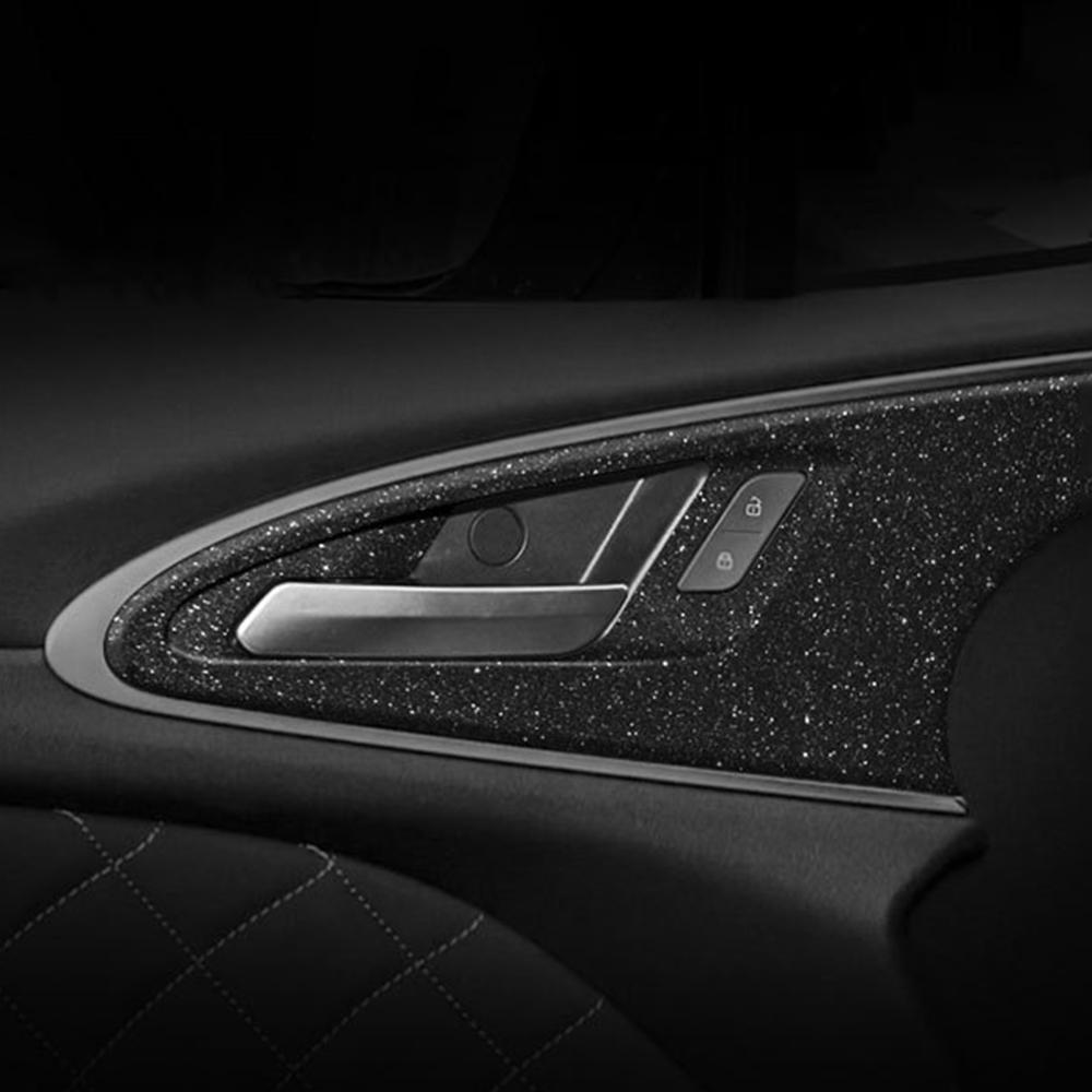 30cm X 2m Super Diamond Black Vinyl Wrap Ultra Matte Glitter Sticker Motorcycle Car Styling Interior Exterior Decals Sheets