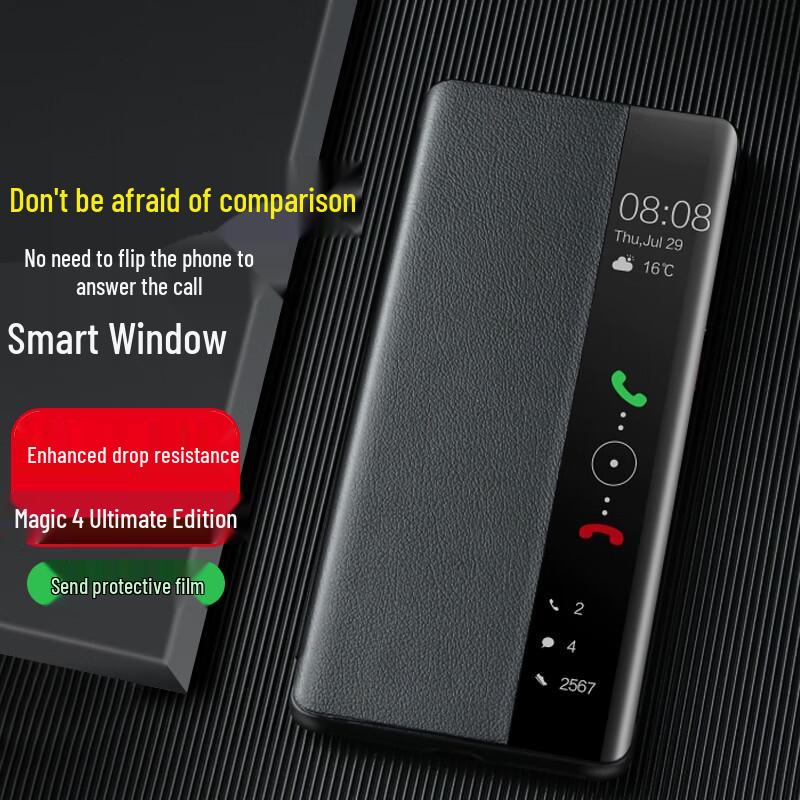 Honor Magic Series PU Leather Flip Phone Case