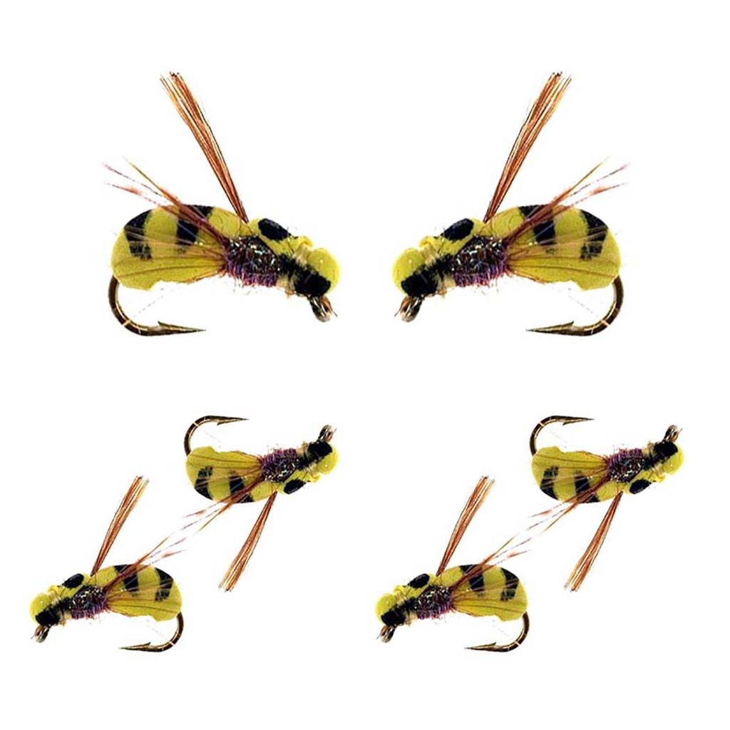 10/15/20/25Pcs Artificial Floating False Bee Lure Bait Fishing For Trout/Bass Flies Fishing Lure Bait