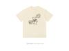 Cartoon Doodle Print Short Sleeve Cotton T-Shirt - Fun & Loose Summer Couple Wear