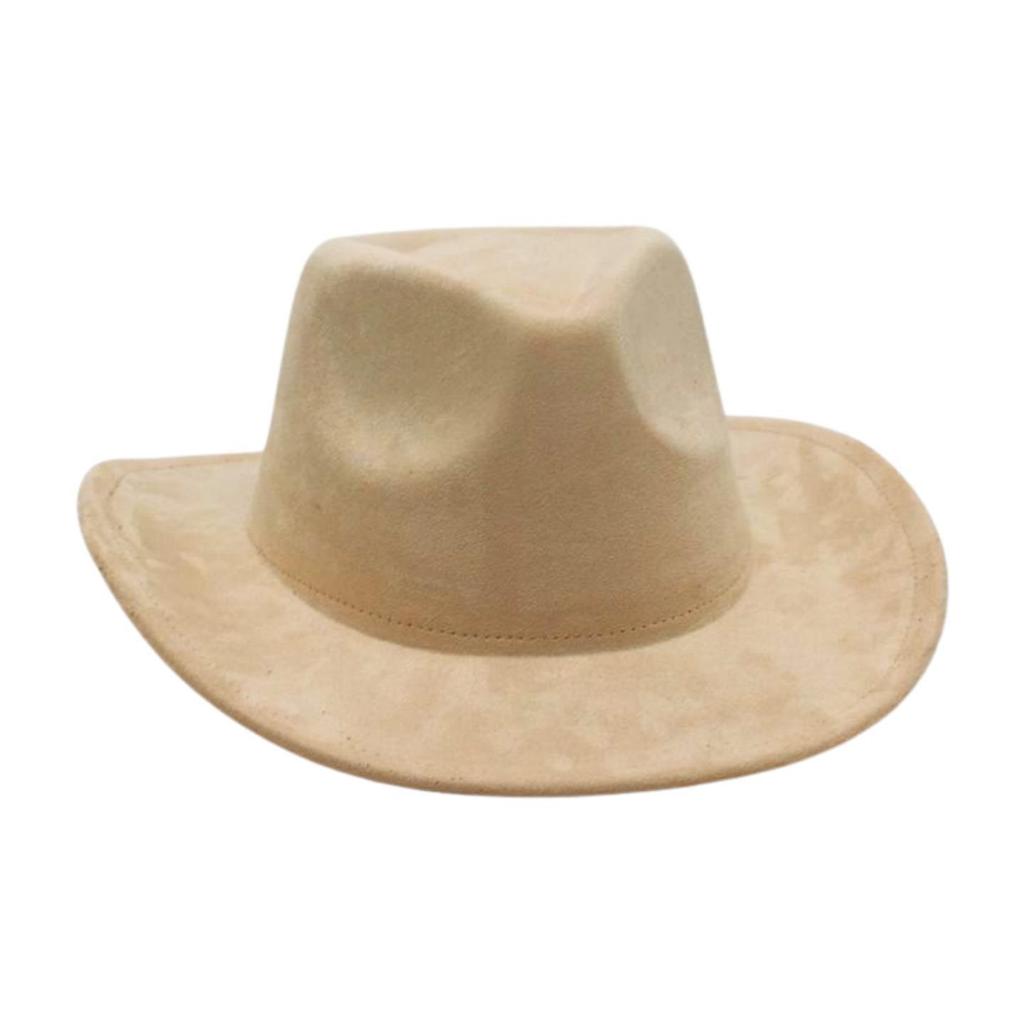 French Style Cowboy Hat With Feather Embellishments For Sun Protection And Travel