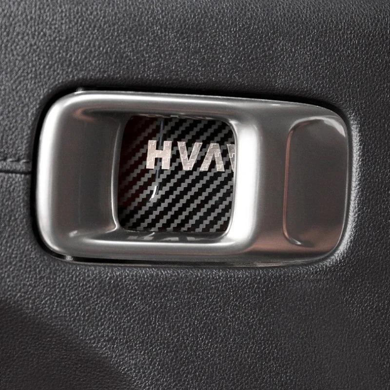 For HAVAL H9 2024-2025 Stainless Steel Silver Car Inside Door Bowl Decoration Cover Interior Car Accessories