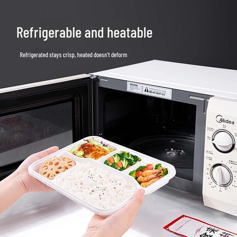 Sai Zhuo 1100ML 5-Compartment Disposable Meal Boxes