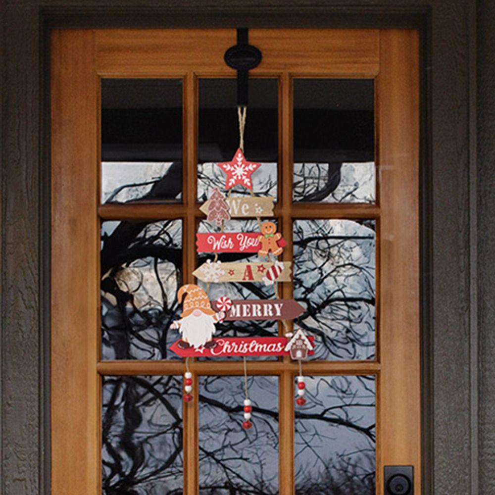 

Handmade Gingerbread Man Ornament Cartoon Christmas Hanging Decoration Children Gifts