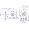 Long Split 18mm Shaft 25K Guitar Potentiometer Pot, 8-pack A25K & B25K Set