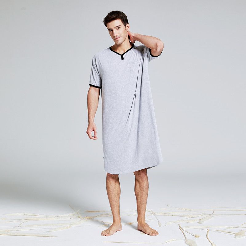 Modal Rayon Summer Thin Extra Fat Men's Jumpsuit