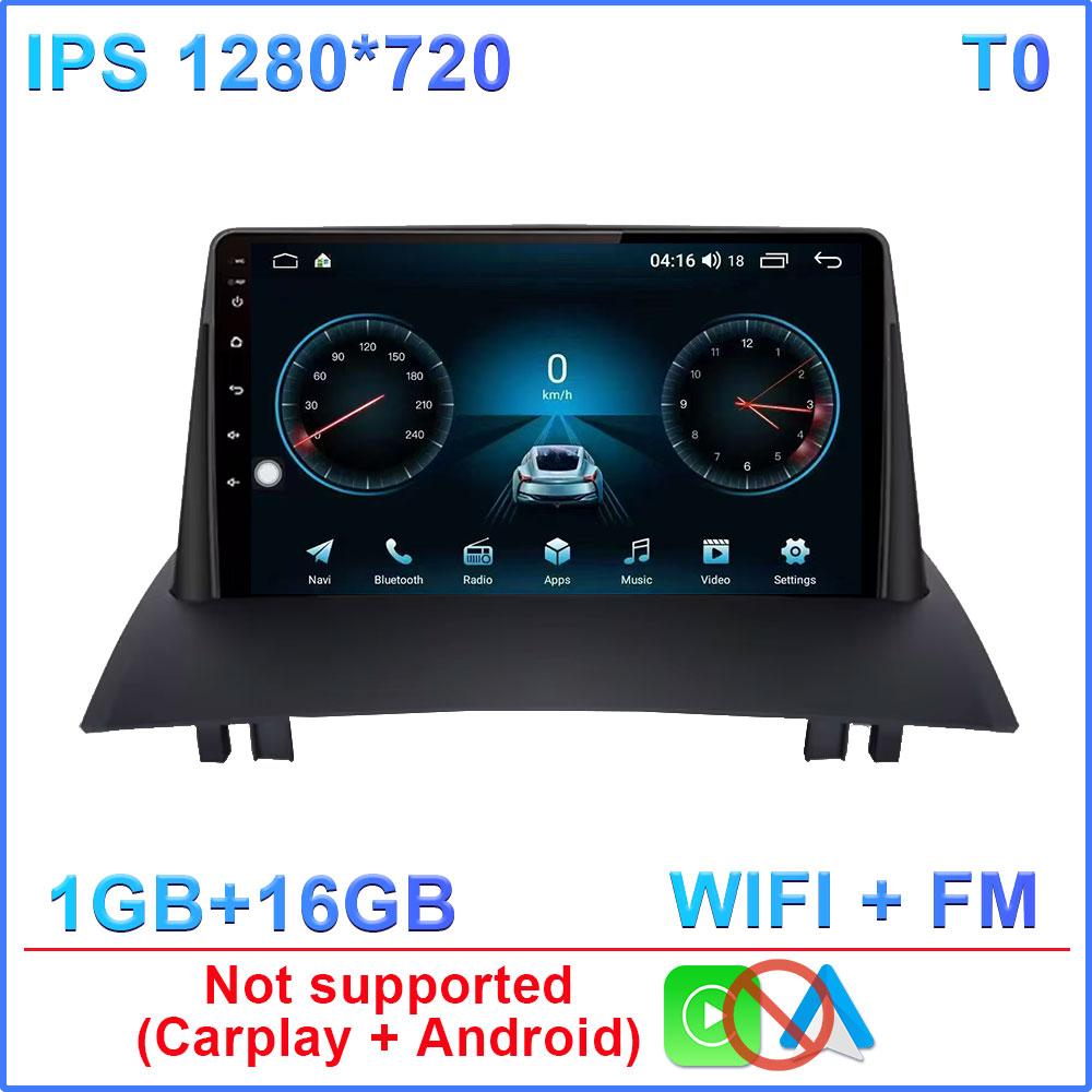 

Автомобильное радио Авторадио для Renault Megane 2 2002 - 2009 Беспроводной экран Carplay Android Auto Stereo GPS Navi FM RDS 4G WIFI Нет 2DIN