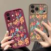 Shockproof Phone Case For iPhone 17 Pro Max Colorful Cartoon Pattern Silicone Cover For iPhone 16 Pro Max Cover iPhone 15 14 13 12 11 16E Air