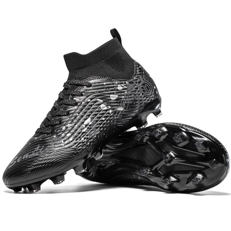 Short nail football shoes children teenagers students long nail training shoes men and women adult large size sports shoes