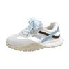 Women's spring new thick-soled versatile color matching shows height dad shoes ballet sneakers women