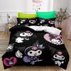 Cute Cartoon Character Three-Piece Quilt Cover Digital Printing Bedding Set Bed Cover