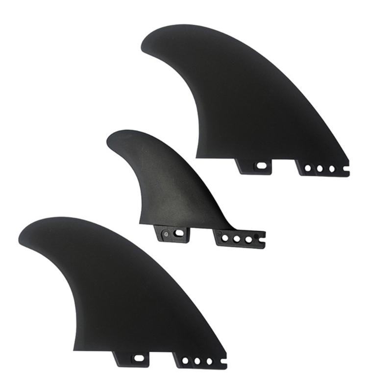 3Pcs Surfs Fin Set High Performances PVC Surfboards Fin Surfboards Thruster Fin Water Sports Accessories