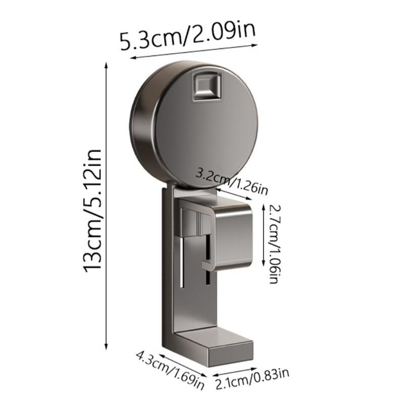 Bathroom Basin Storage Rack Suction Cup Washbasin Hook Heavy Duty Coat Hangers Wall Hook Washbasin Holder Shelf
