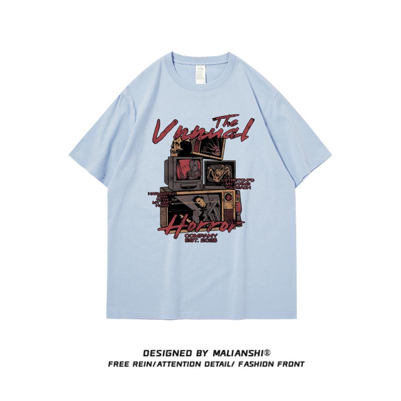 Women's Black Plus Size Short Sleeve T-shirt - Loose Summer Style, Half Sleeve, Trendy American High Street Fashion.