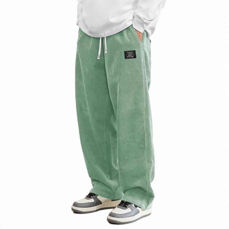 European and American Men's Loose and Comfortable Corduroy Casual Pants Suitable for Spring, Autumn and Winter