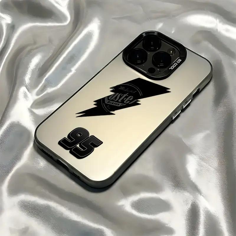

Lightning 95 pattern phone case For iPhone 11 12 13 14 15 16 17 XS XR X 12 13 Plus Pro Max SE series Anti fall durable beautiful gorgeous iPhone 15 чорний