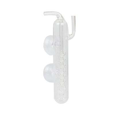 E15D CO2 Diffuser Aquarium for Tank Bubble Counter Spiral-Shape Glass Atomizer Regulator for Planted for Tank with Suction Cu