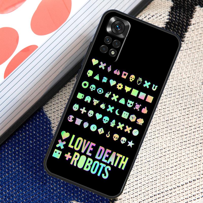 Love Death and Robots Case For Xiaomi Redmi Note 8 9 10 11 12 Pro 8T 9S 10S 11S Redmi 12C 9C 9T 10A 10C Cover