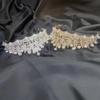 Baroque Bride's Crown European and American Pearl Hair Accessory Alloy Rhinestone Crown  Zircon Wedding and Coming of Age Hair Band