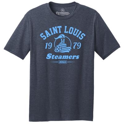 St. Louis Steamers 1979 Logo MISL Soccer TRI-BLEND Classic Cut Tee Shirt Unisex T-Shirt