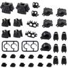 Building Blocks Accessories Figure Soldier Soviet Army Helmet Toy Hat Mini Brick Goggles Cape Fringe Belt Gift Toys K048