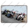 Racing Driver & Rally Metal Tin Signs for Bar Man Cave