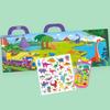 PINKFONG Soft Sticker Bag - (Animal Adventure / Dinosaur World / Supermarket Pretend Play)