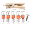 6pcs Adjustable Depth Countersink Drill Bit Set HSS Construction Adjustable Drill Bit  Woodworking